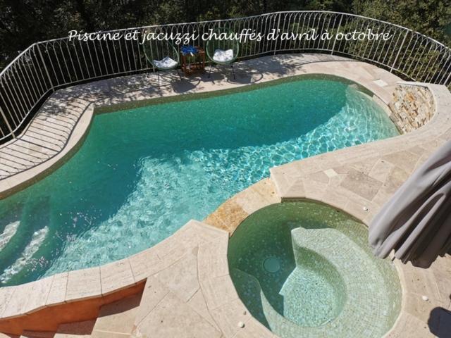 Appart "Pins & Parasol", Piscine Chauffee Et Bain A Remous Taradeau 外观 照片